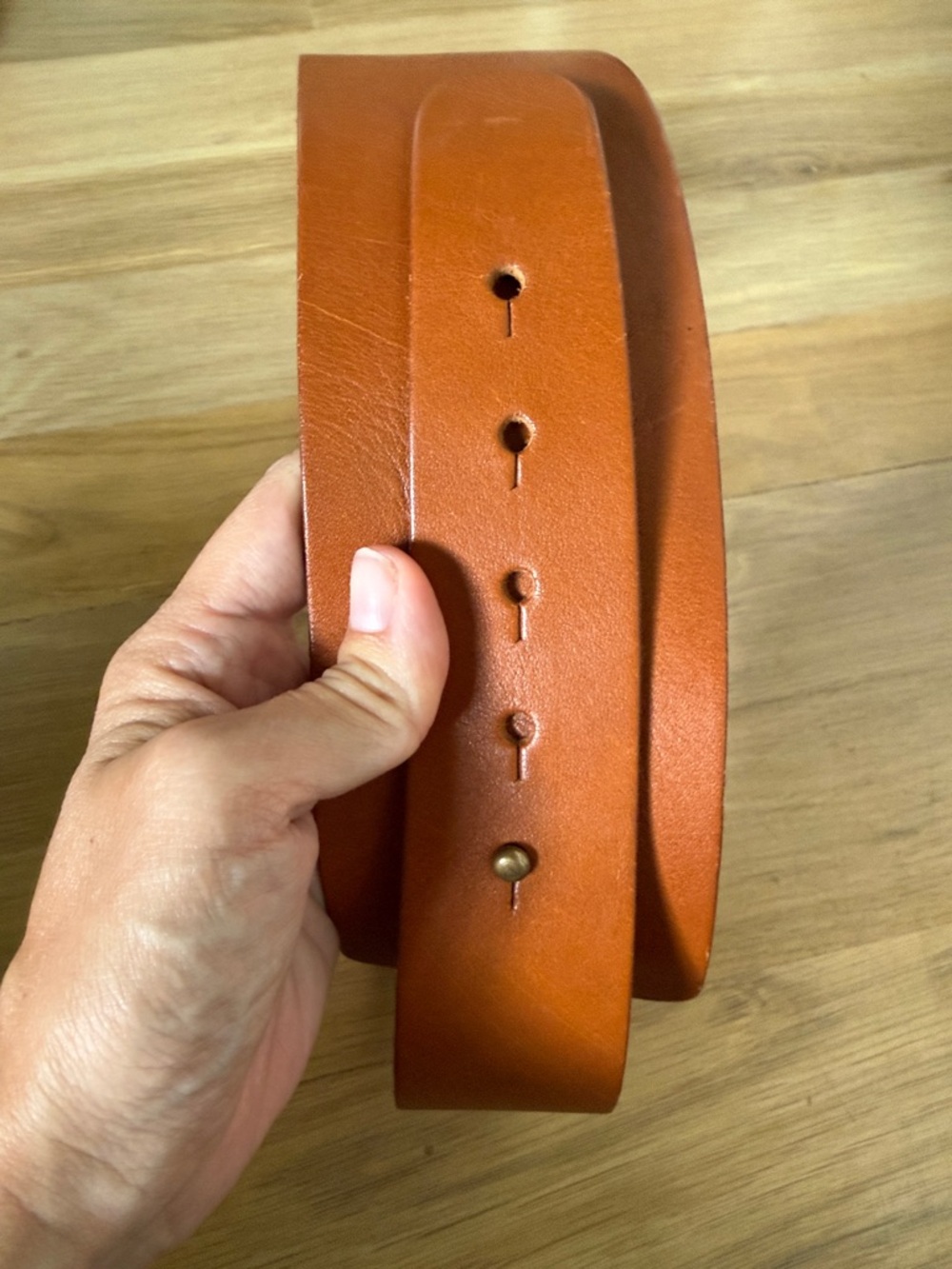 Banana Republic Cognac Brown Leather Belt - Picture 3 of 4